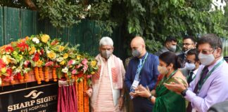 J&K’S Biggest Eye Hospital in Srinagar inaugurated by LG, Manoj Sinha J&K’S Biggest Eye Hospital in Srinagar inaugurated by LG Manoj Sinha
