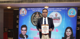 Dr. Bhasker Sharma Receives Gandhi Sewa Ratna Award 2021 Dr. Bhasker Sharma Receives Gandhi Sewa Ratna Award 2021