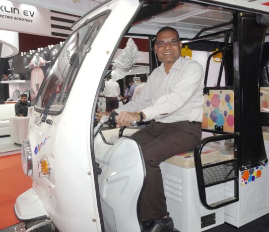 Srujan Karampuri inaugurated the 12th edition of the Two Day Electric Vehicles Expo kicked off at Hitex Srujan Karampuri inaugurated the 12th edition of the Two Day Electric Vehicles Expo kicked off at Hitex
