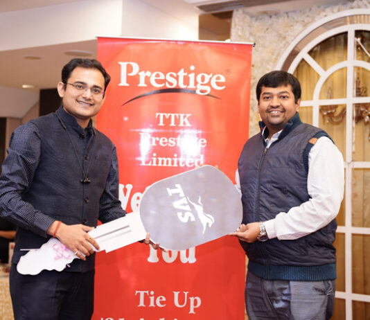 TTK Prestige disburses 1100+cars and motorbikes worth INR 18 crores to high-performing dealers as part of its Annual Tie-Up Programme TTK Prestige disburses 1100+cars and motor bikes worth INR 18 crores to high-performing dealers as part of its Annual Tie-Up Programme