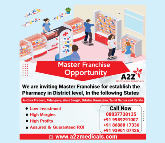 A2Z MEDICALS & SURGICALS™ Invitation for MASTER Franchises in District level A2Z MEDICALS & SURGICALS™ Invitation for MASTER Franchises in District level