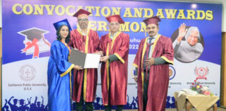 Shreyaa Sumi -International Model is conferred with a Honorary Doctorate from USA University Shreyaa Sumi -International Model is conferred with a Honorary Doctorate from USA University