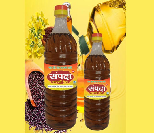 Use double filtered Sampda mustard oil – available in different ranges Use double filtered Sampda mustard oil - available in different ranges