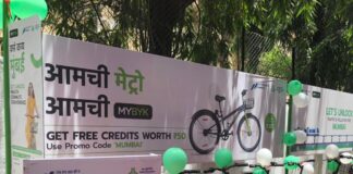 MYBYK expands last-mile connectivity for Mumbai Metro commuters using Line 2A and Line 7 MYBYK expands last-mile connectivity for Mumbai Metro commuters using Line 2A and Line 7