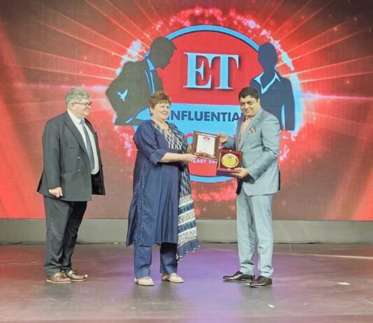 OSL Director Charchit Mishra bags ET’s “Influential Personality Award East 2023” for dynamic leadership in shipment & logistics
