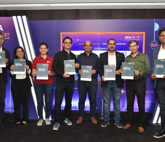 MMA INDIA launches LAUNCHES SNEAK PREVIEW OF “WINNING WITH DATA: THE CXO’S HANDBOOK” TO HELP THE INDUSTRY THINK DATA-FIRST MARKETING MMA INDIA launches LAUNCHES SNEAK PREVIEW OF “WINNING WITH DATA: THE CXO'S HANDBOOK” TO HELP THE INDUSTRY THINK DATA-FIRST MARKETING