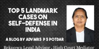 Top 5 Landmark Cases on Self-Defense in India – Adv Praful S Potdar Top 5 Landmark Cases on Self-Defense in India - Adv Praful S Potdar