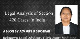 Legal Analysis of Section 420 Cases: Adv Praful S Potdar Legal Analysis of Section 420 Cases Adv Praful S Potdar