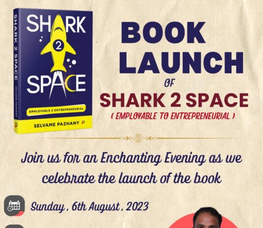 “Shark 2 Space” by Selvame Pazhany Launches Amid Eminent Dignitaries at Anna Centenary Library "Shark 2 Space" by Selvame Pazhany Launches Amid Eminent Dignitaries at Anna Centenary Library