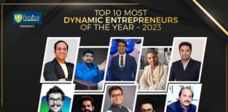 Top 10 Most Dynamic Entrepreneurs Of The Year – 2023 By The Indian Alert
