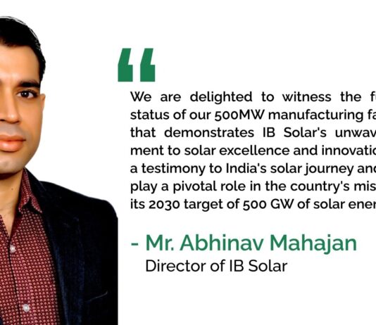 Ready for Tomorrow’s Technology: IB Solar’s 500 MW Fully Automated Manufacturing Facility Now Operational
