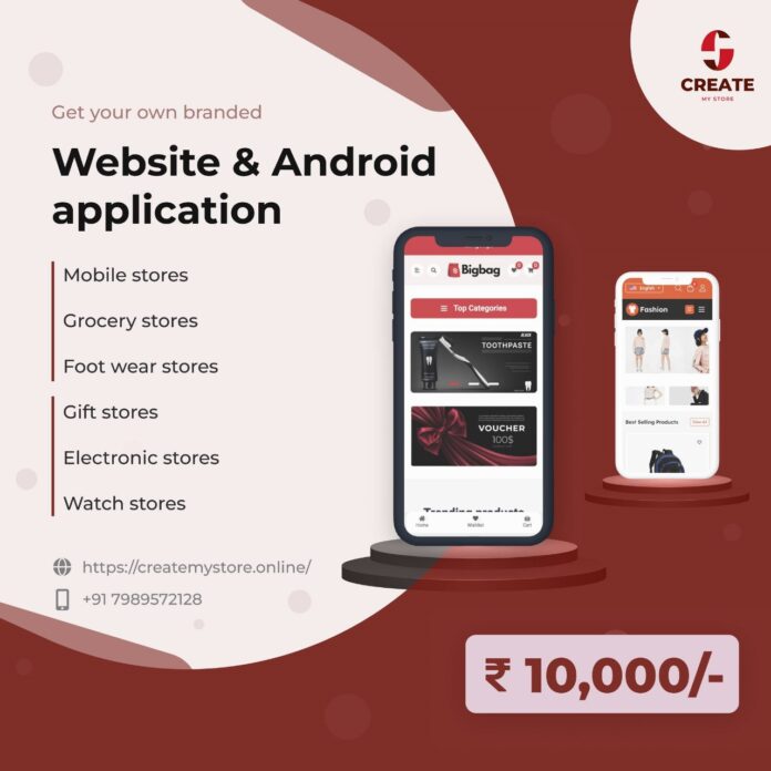 PGR Boom Techno India Private Limited, Create My Store, Android application development, website creation, Gopiraj Chatti,