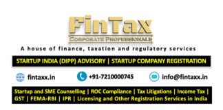 FinTax, a leading Startup Consultants in India supporting new Startups and MSMEs with Comprehensive Financial Services