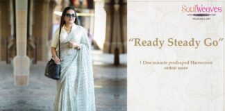 Experience Effortless Elegance with Soulweaves’ Pre-Stitched and Pre-Draped ‘Ready Steady Go’ Sarees