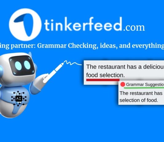 From Typos to Top-Notch: Tinkerfeed’s AI Grammar Checker and AI Writer Boosts Writing