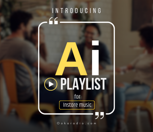 Ooka Radio Unveils Groundbreaking AI-Powered Playlist Feature for Instore Music