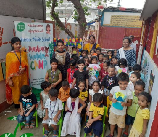 Pristine Minds School concluded the second year of its Funshine Summer Camp Pristine Minds School, Funshine Summer Camp, Kankarbagh, Patna, LV Educational Trust, Kartikeya Singh,
