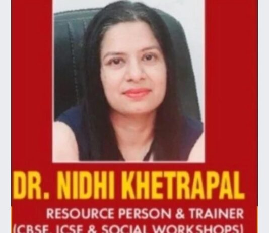 Dr Nidhi S Khetarpal from Karnal Haryana – An expert in economics and Commerce is praised for her exemplary work and introduction of the ‘VISION CUET’ entrance Exam