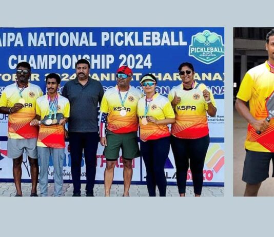 Karnataka State Pickleball Association Players Shines at the 8th National Pickleball Championship