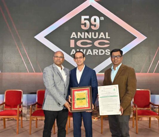 LANXESS India awarded as Best Nicer Globe User Company by the Indian Chemical Council