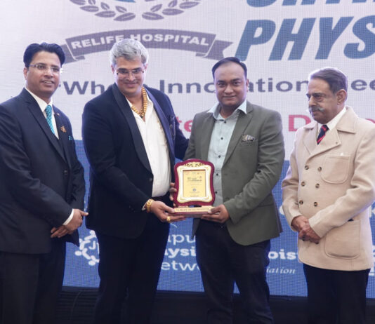 Aspire Technosys Honored as the Trusted Digital Media Partner 2024in 7th Relife Ortho Physiocon held at SMS Hospital, Jaipur