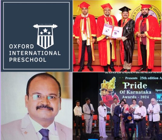 Oxford International Preschool to Offer Zero Franchise Fees for First 20 Startups Oxford International Preschool, Dr. Hariprasad U,