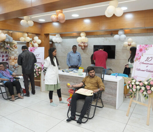 Vibrant Holidays Marks 10-Year Milestone with a Heartfelt Blood Donation Camp