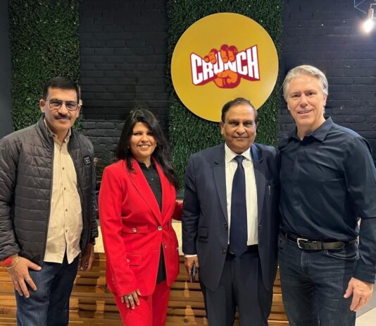 Crunch Fitness announces to launch 75 outlets in India with the first gym to open in Delhi NCR