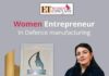 Trailblazing Entrepreneur Prikansha Luthra Honoured with “Women Entrepreneur in Defence Manufacturing” Award at ET Inspiring Women Leaders Awards