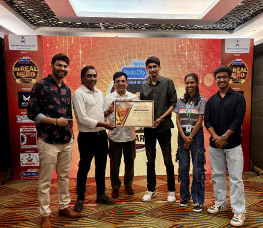 Deepak Tyagi Honoured with ‘The Real Hero Award’ by Radio City 91.9 FM: Leading a Youth Movement for India’s Better Future
