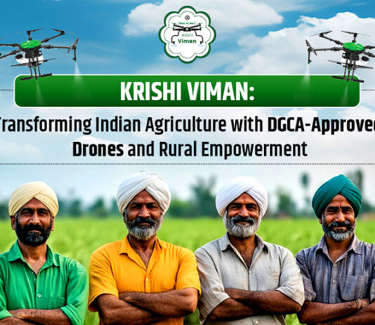 Krishi Viman: Transforming Indian Agriculture with DGCA-Approved Drones and Rural Empowerment