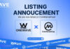 OneWave Secures Official Listing on CoinMarketCap, Accelerating Its Global Web3 Mission