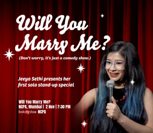 Jeeya Sethi Debuts Her First Solo Stand-up Special “Will You Marry Me” in Mumbai—A Hilarious Take on Love, Life, and Wedding Woes