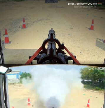 Successful Ground Test of Solid Rocket Motor: Achieved Key Propulsion Milestone for Sounding Rocket Omspace Rocket & Exploration Pvt. Ltd., space technology, launch services,