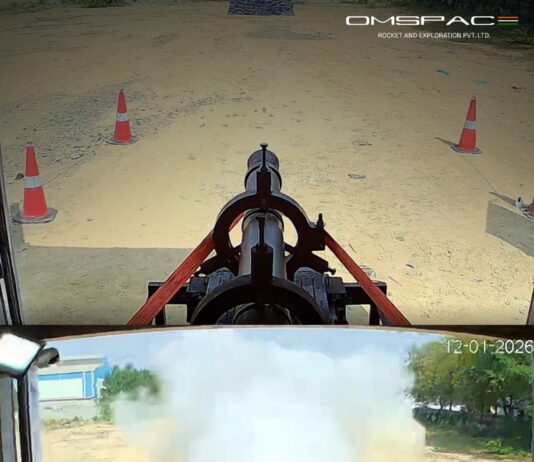 Successful Ground Test of Solid Rocket Motor: Achieved Key Propulsion Milestone for Sounding Rocket Omspace Rocket & Exploration Pvt. Ltd., space technology, launch services,