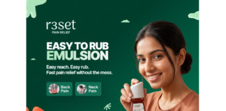 R3SET Easy to Rub Pain Relief Emulsion: The Smarter Roll-On for Joint pain, Muscle Pain, Back pain & Everyday Aches