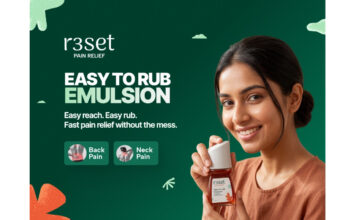 R3SET Easy to Rub Pain Relief Emulsion: The Smarter Roll-On for Joint pain, Muscle Pain, Back pain & Everyday Aches