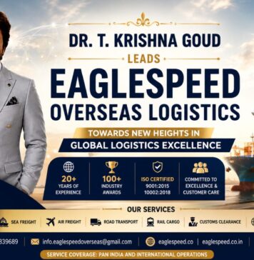 Dr. T. Krishna Goud Leads Eaglespeed Overseas Logistics Towards New Heights in Global Logistics Excellence