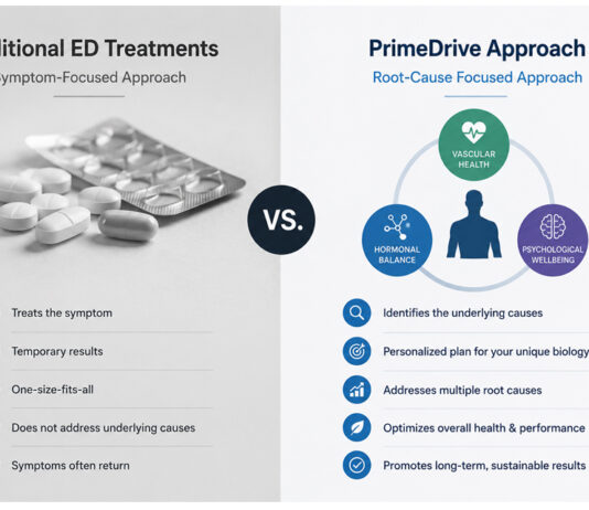PrimeDrive vs Traditional ED Treatments: Understanding the Differences