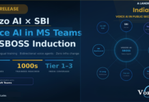 Vozzo AI Deploys Voice AI Agents Inside Microsoft Teams for SBI’s SBOSS Trainee Induction Programme, A First for Indian Public Sector Banking