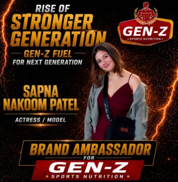 Sapna Nakoom Patel Appointed as Brand Ambassador of Gen-Z Sports Nutrition at Grand Launch Event in Vadodara