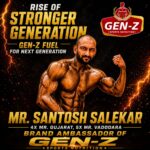 Santosh Salekar Appointed as Brand Ambassador of Gen-Z Sports Nutrition at Grand Launch Event in Vadodara